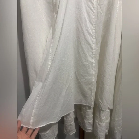 Aritzia Wilfred "Legere La boheme" linen wrap dress - Picture 6 of 8